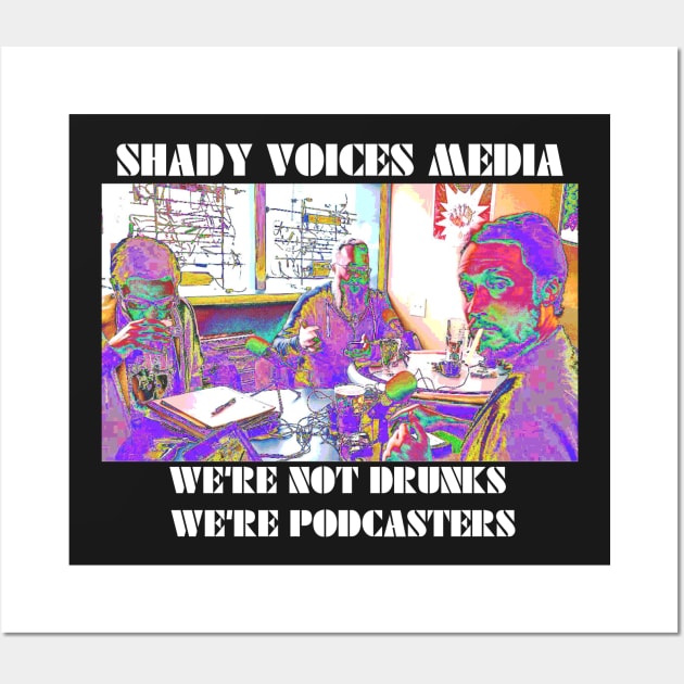 Shady Voices Media Wall Art by Planet Express Delivery Podcast